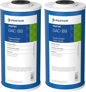 Pentek GAC-BB cartridge in Big Blue housing improves water taste and odor for the whole home