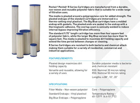 Pentek R30-BB in a 10x4.5 housing shows easy installation and a secure seal.