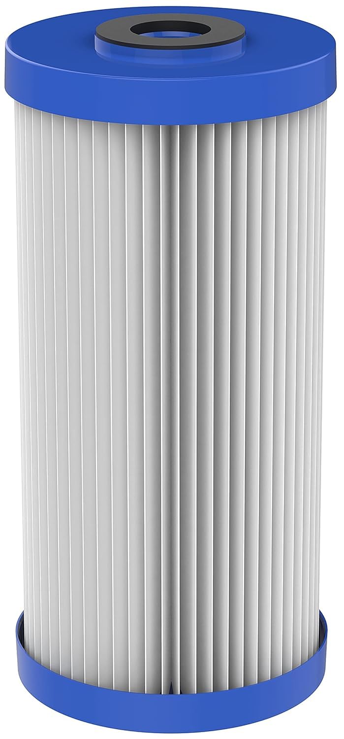 Pentek R50-BB 50 micron sediment filter protecting plumbing in daily use.