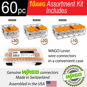 Peppy Products WAGO 221-613 three-conductor lever nut ideal for multi-wire connections.