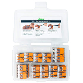Peppy Products WAGO 36pc compact case keeps connectors organized.