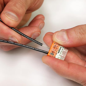 Peppy WAGO 2773-405 five-conductor wall nuts streamline circuit splicing.