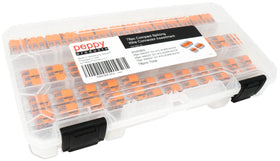 Peppy WAGO transparent housing enables easy inspection during setup.