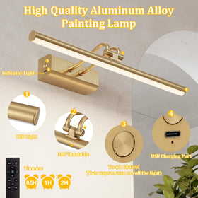 Easy installation with Velcro or screws for Percantis picture light