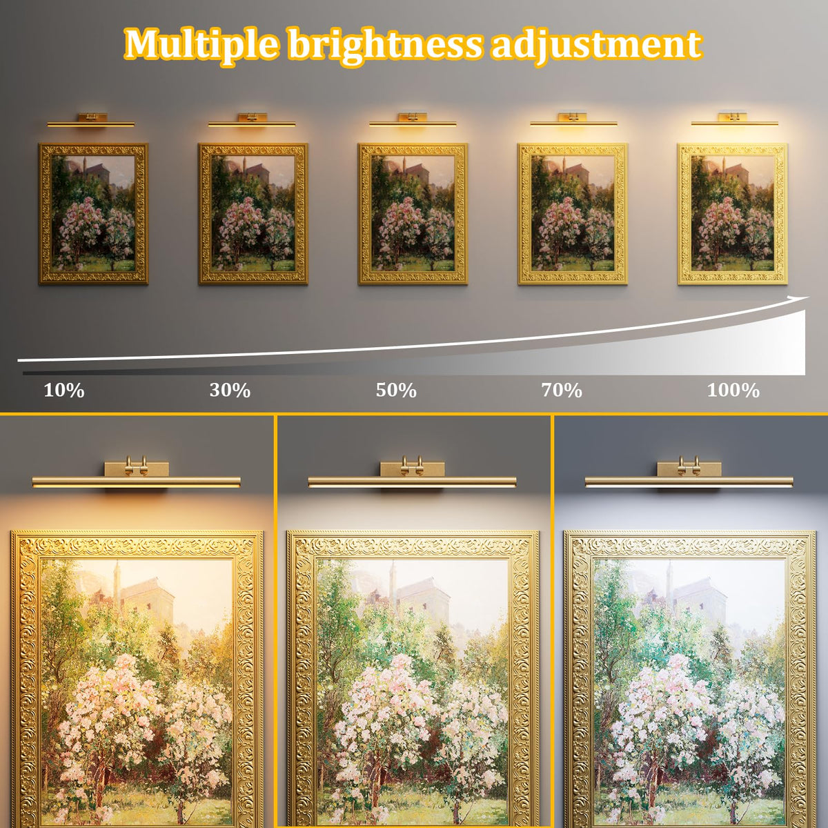 Magnetic charging design of Percantis art light for easy storage
