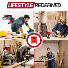 PERCH Milwaukee tool mounting plate simplifies installation and organization.
