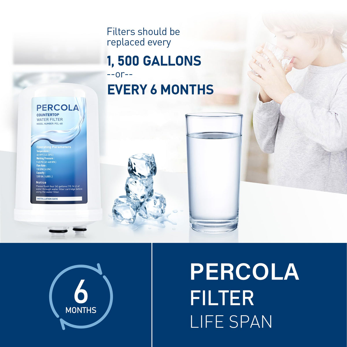 PERCOLA FC1 flow-boost suggests a noticeable increase in water flow