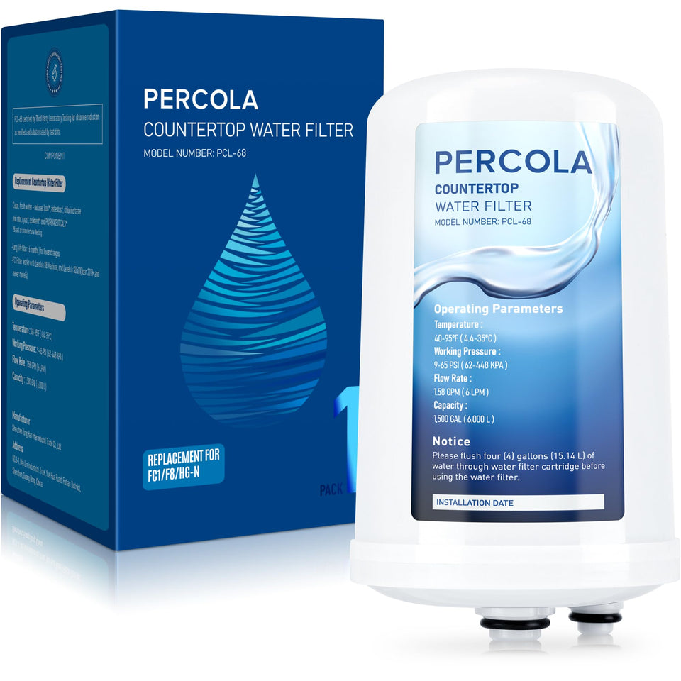 PERCOLA FC1 front view demonstrates compact compatibility with Enagic systems