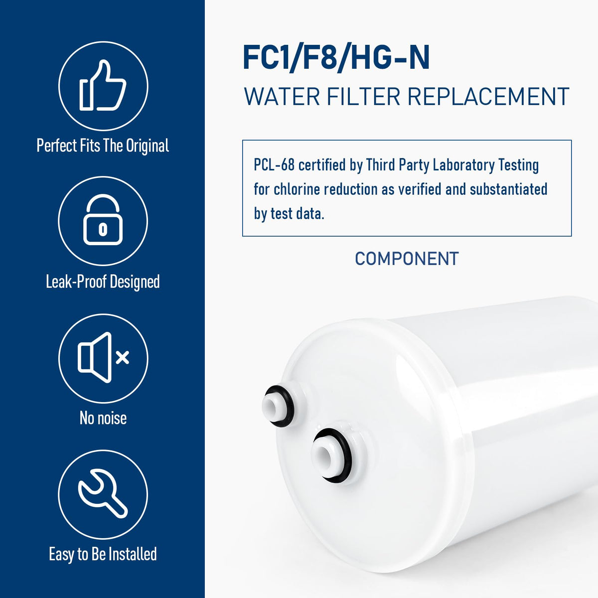 PERCOLA FC1 NSF/ANSI 42 certification indicates tested quality