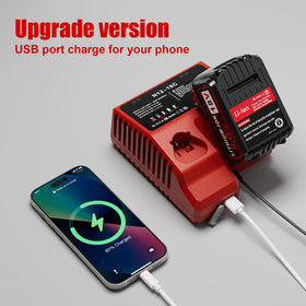 PercooAir battery pack in use with Milwaukee tools extends runtime.