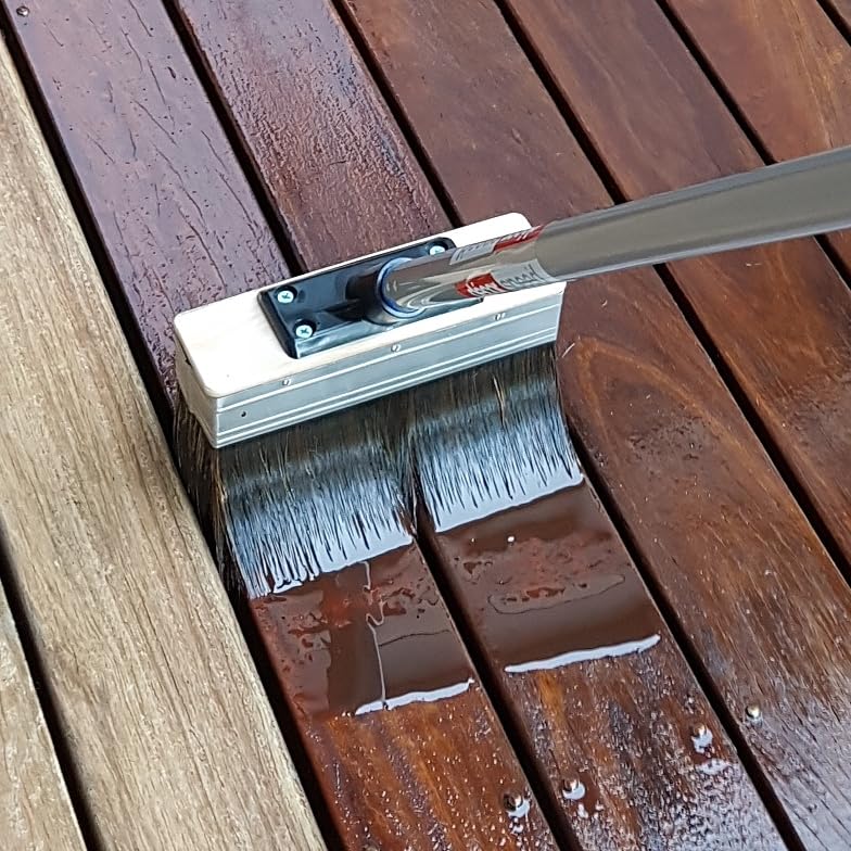 Deck Boss works with all coatings including oil-based and water-based stains