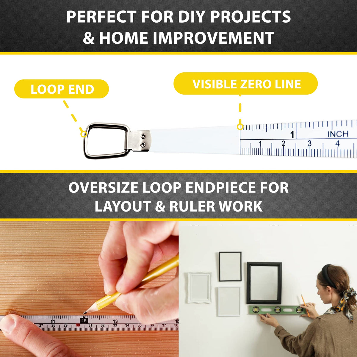 Perfect Pi DCT120 magnetic retractable tape for metal surfaces