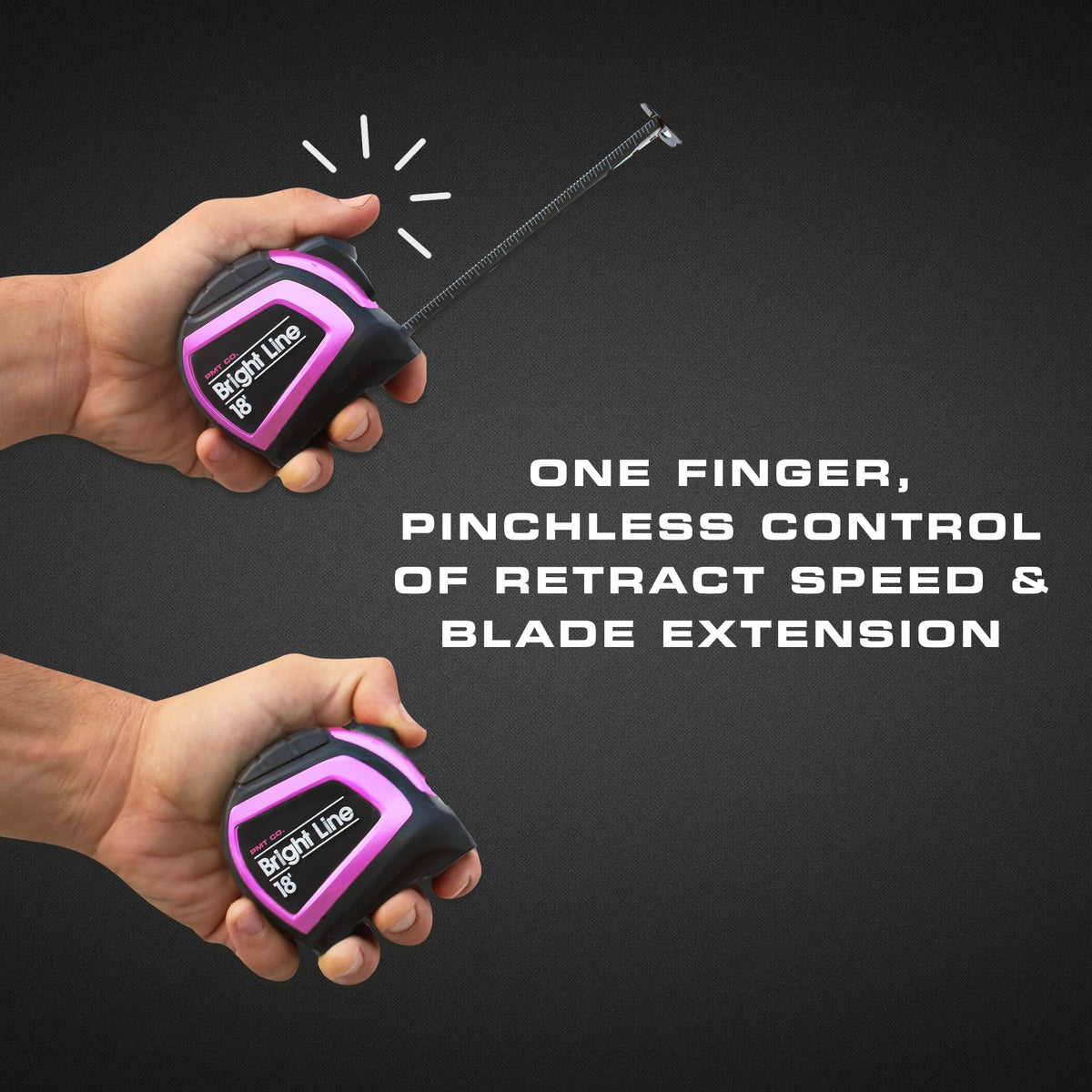 Perfect Measuring Tape 18-foot length with inch fractions for precise measurements
