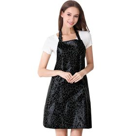 PERFEHAIR hair stylist apron leopard print with weightless comfort in focus