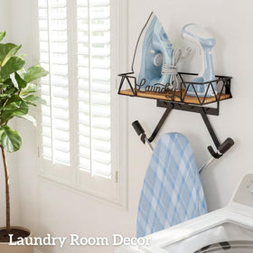 PERFNIQUE classic-lettering laundry decor enhances room aesthetics and practicality