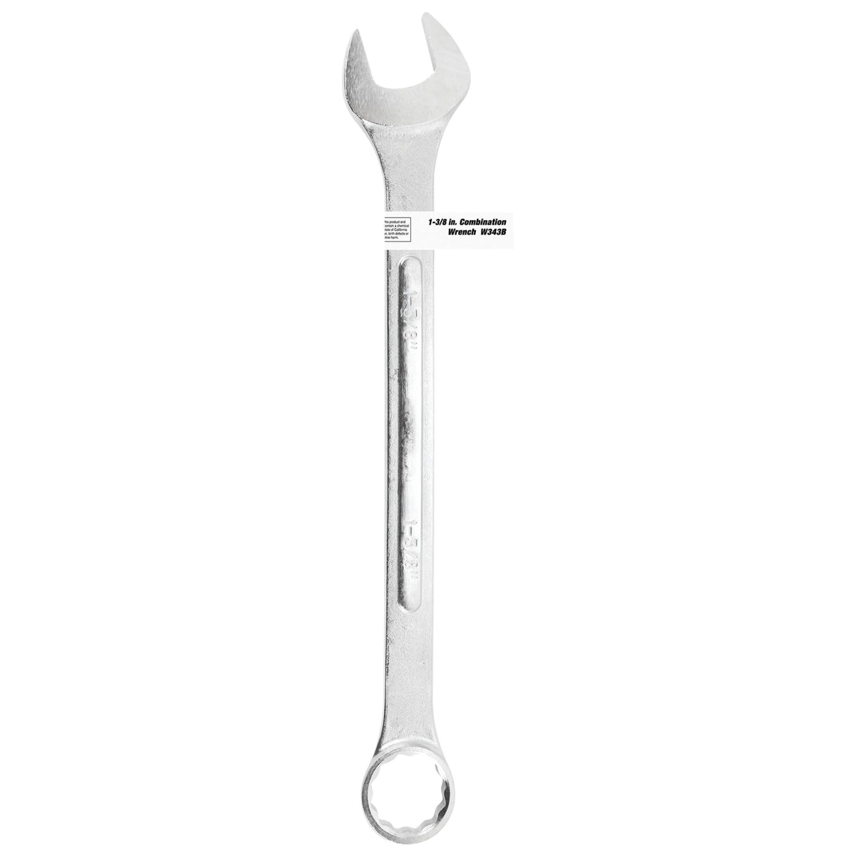 Performance Tool W343B satin chrome finish resists corrosion for lasting use.