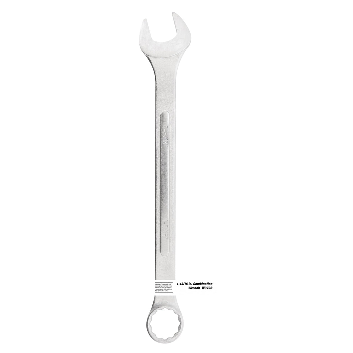 Performance Tool W376B satin chrome finish resists corrosion for lasting reliability