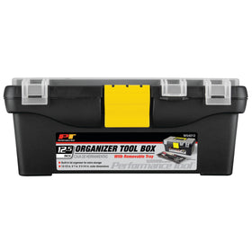 Performance Tool W54012 removable tray inside the box for small parts and tools.