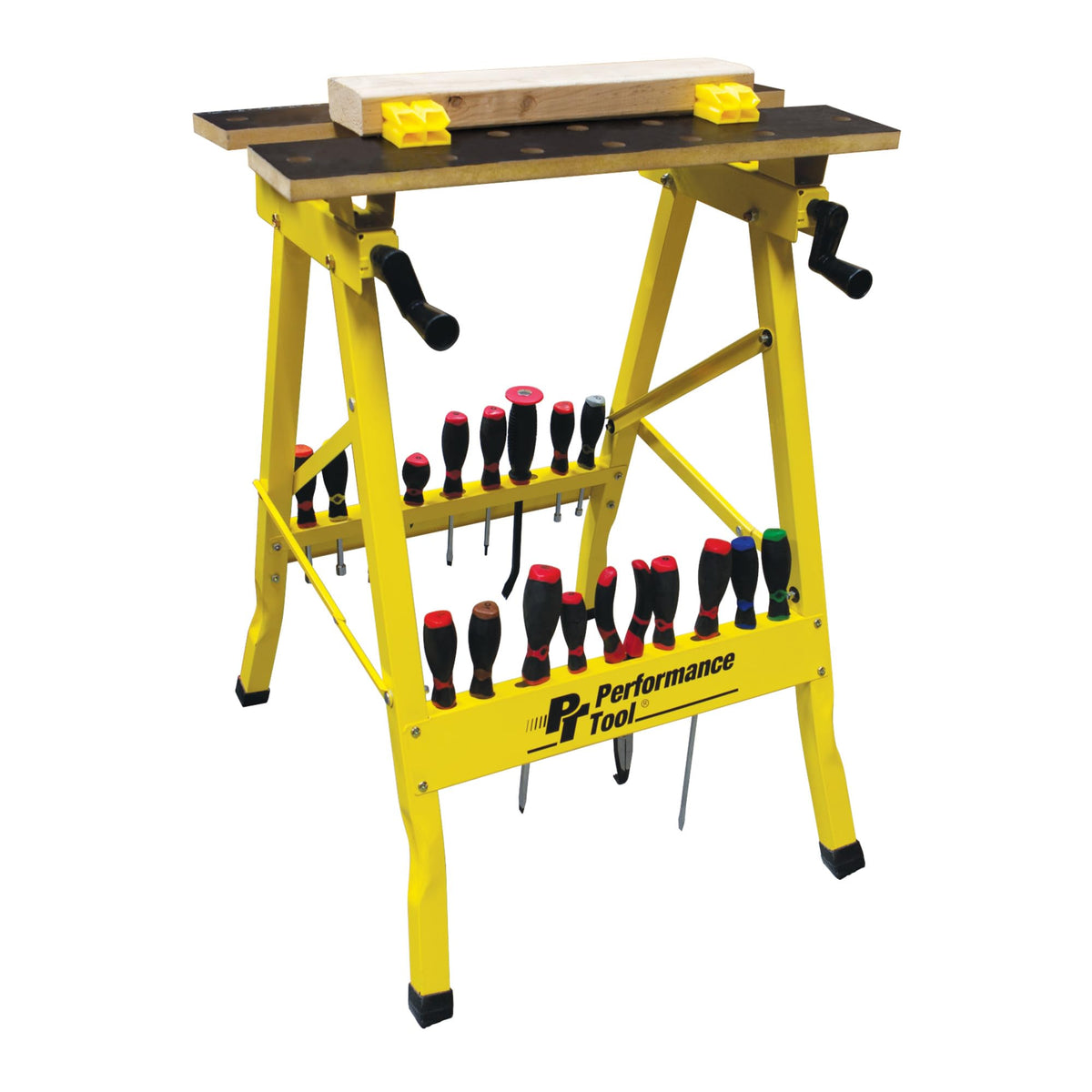 Performance Tool W54025 200-lb capacity supports sturdy holding during projects.
