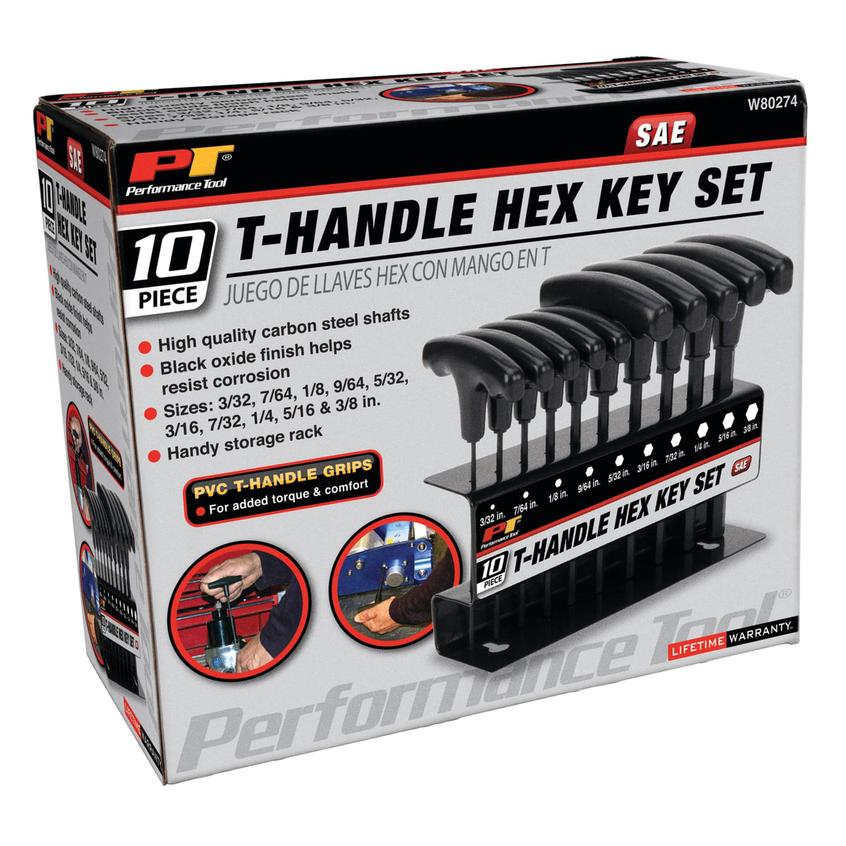 Suitable for automotive, bicycle, and home maintenance tasks with Performance Tool