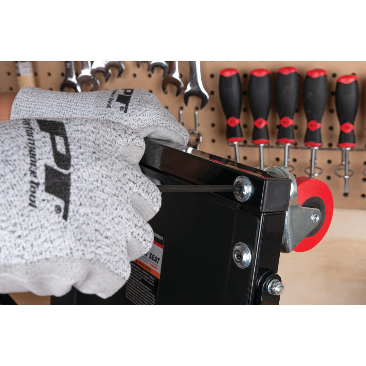 Long-arm design delivers extra leverage for tough fasteners