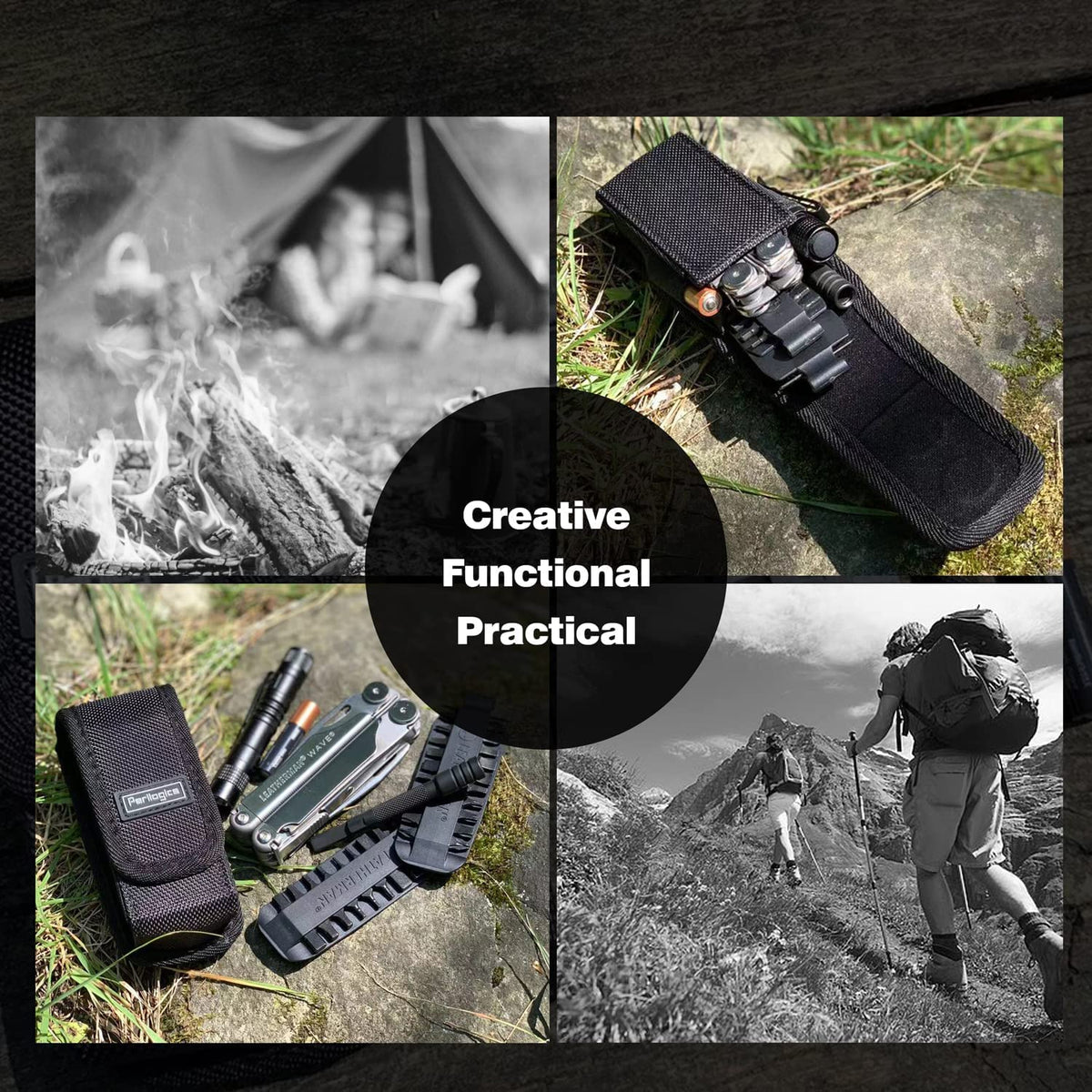 Perilogics Magnetic Tool Sheath with Wave/Charge demonstrates 4-4.5 inch compatibility.