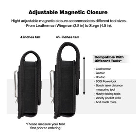 Perilogics Nylon construction resists wear for daily outdoor use.