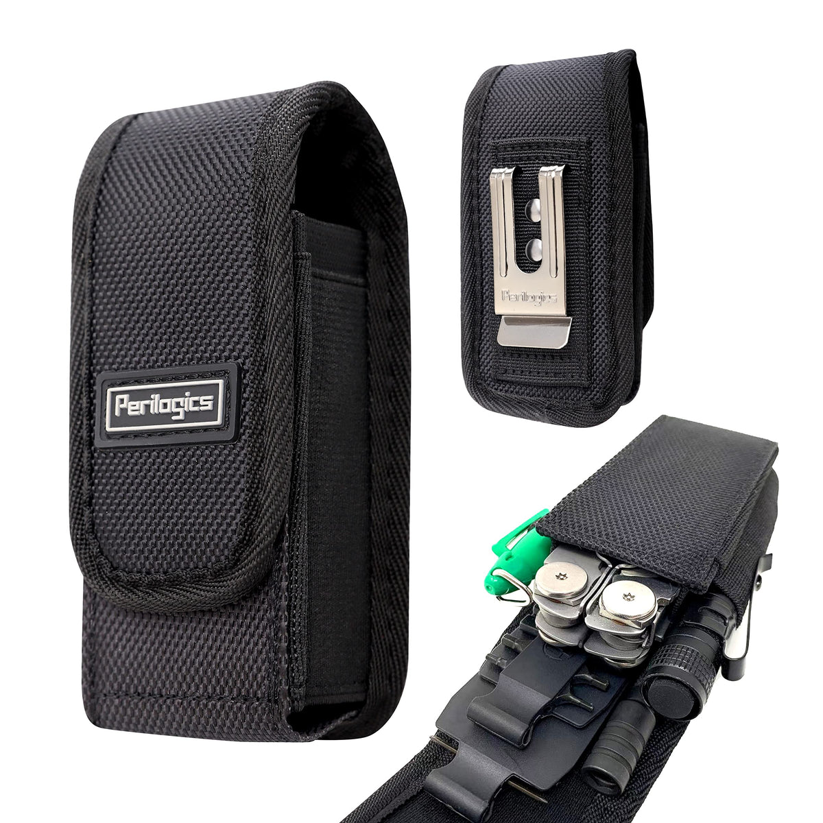 Perilogics Magnetic Tool Sheath for Leatherman Wave Plus enables secure quick access.