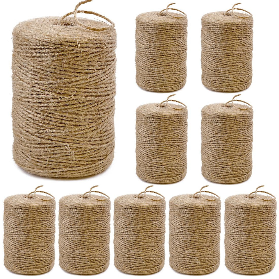 PerkDecor jute twine roll close-up for macrame and strong knots