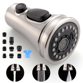 PerPaiMe kitchen sprayer head assembly shows quick, tool-free faucet upgrade.
