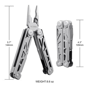 PERWIN multitool Phillips screwdriver ready for secure screws on gear