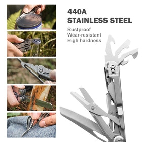 Perwin multitool compact design fits neatly in a pocket for easy access