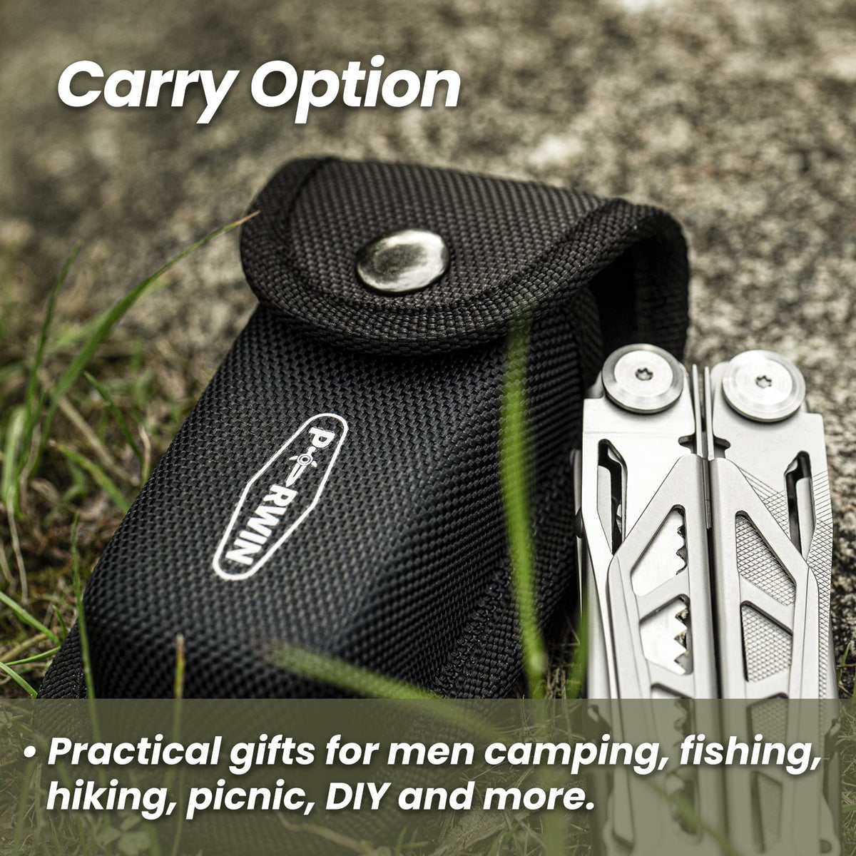 PERWIN multitool threading-needle feature for small repairs