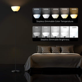 PESRAE floor lamp foot switch adds quick on/off control