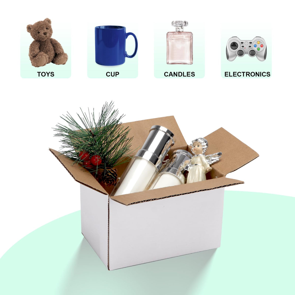 PETAFLOP packaging uses recyclable kraft cardboard for eco-friendly shipping.