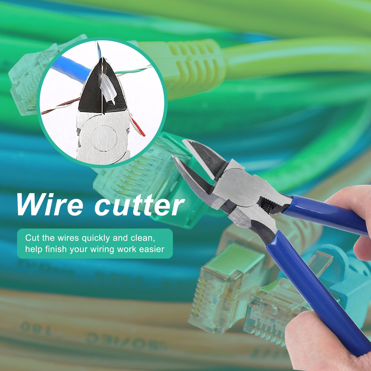 PETECHTOOL cable ties help neat cable management after wiring.