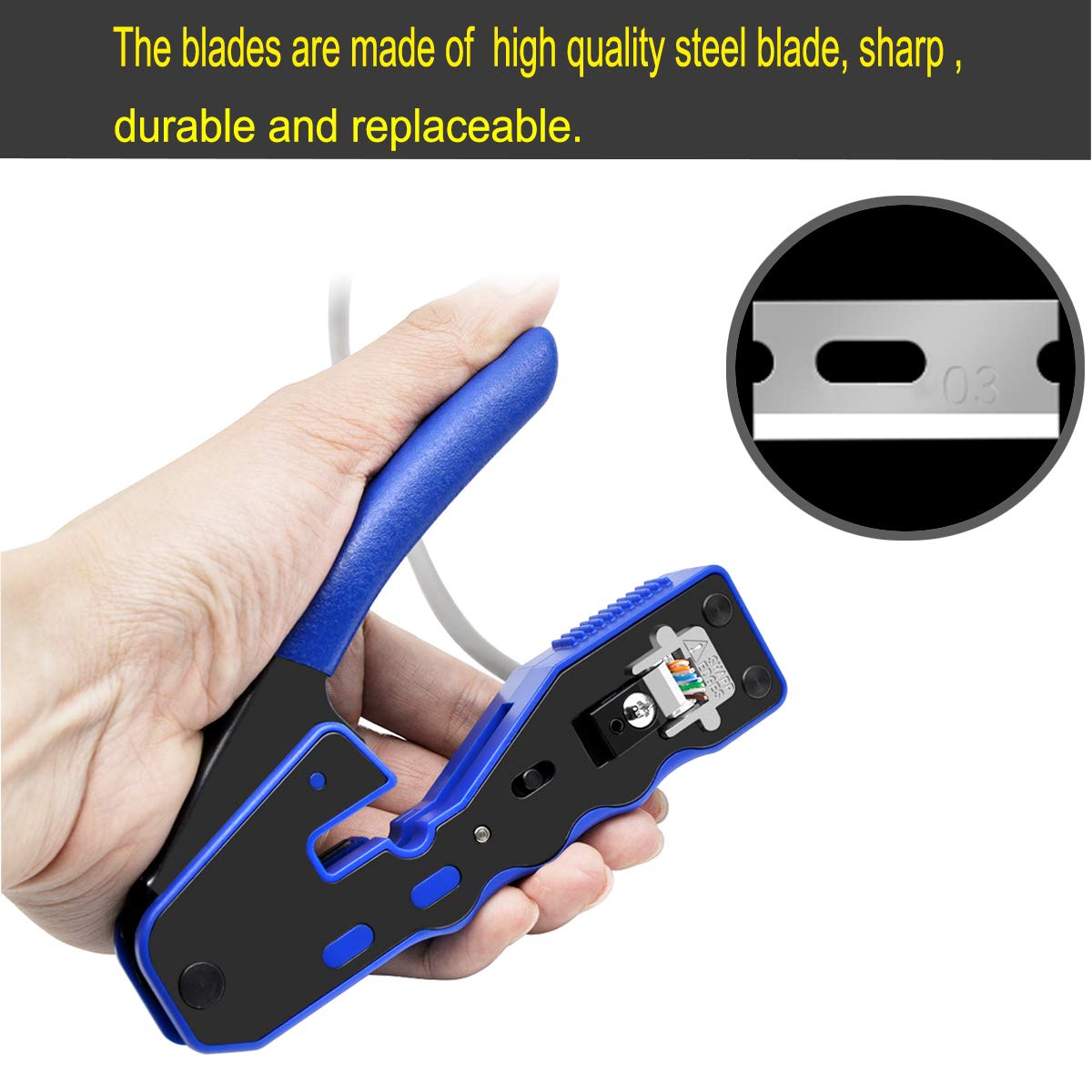 PETECHTOOL in-use shot demonstrating one-handed operation.