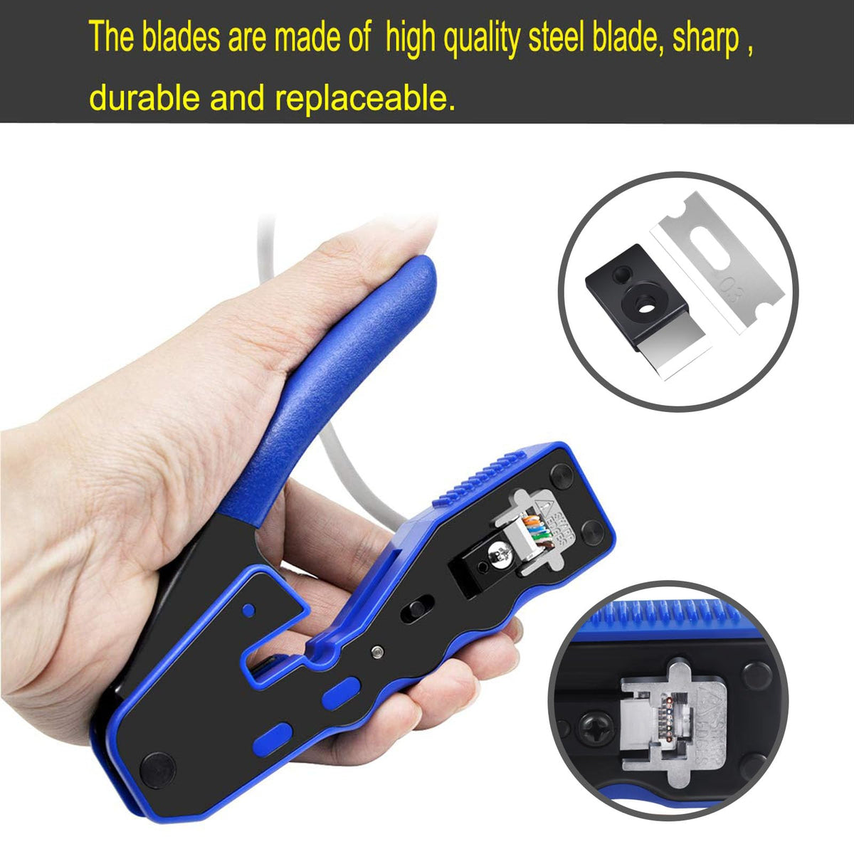 PETECHTOOL RJ45 cable-size compatibility supports 26–23 AWG cables.