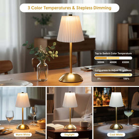 PetiitLyt LED table lamp showcasing 3 CCT and touch dimming for versatile mood.