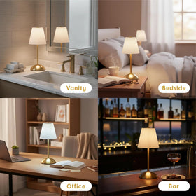 PetiitLyt portable outdoor-use lamp ready for patio or bar.