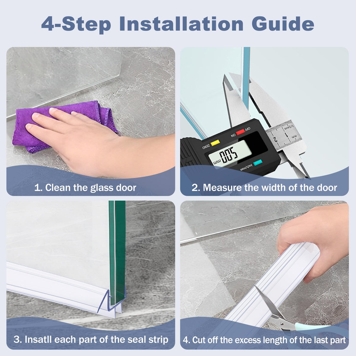 PETOX 4-pack offers multiple replacement seals for showers