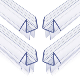 PETOX bottom seal for 3/8 inch frameless doors provides near invisible leak protection