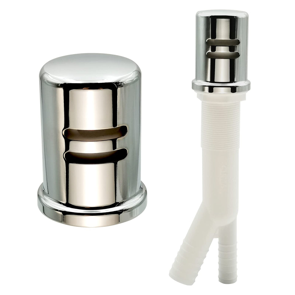 PetrelWing dishwasher air gap cap polished chrome prevents backflow and keeps dishes clean