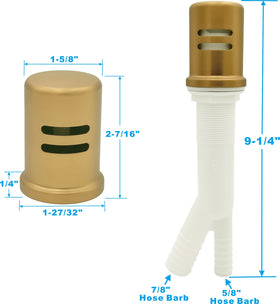 PetrelWing skirted air gap cap delivers a flush, clean deck look.