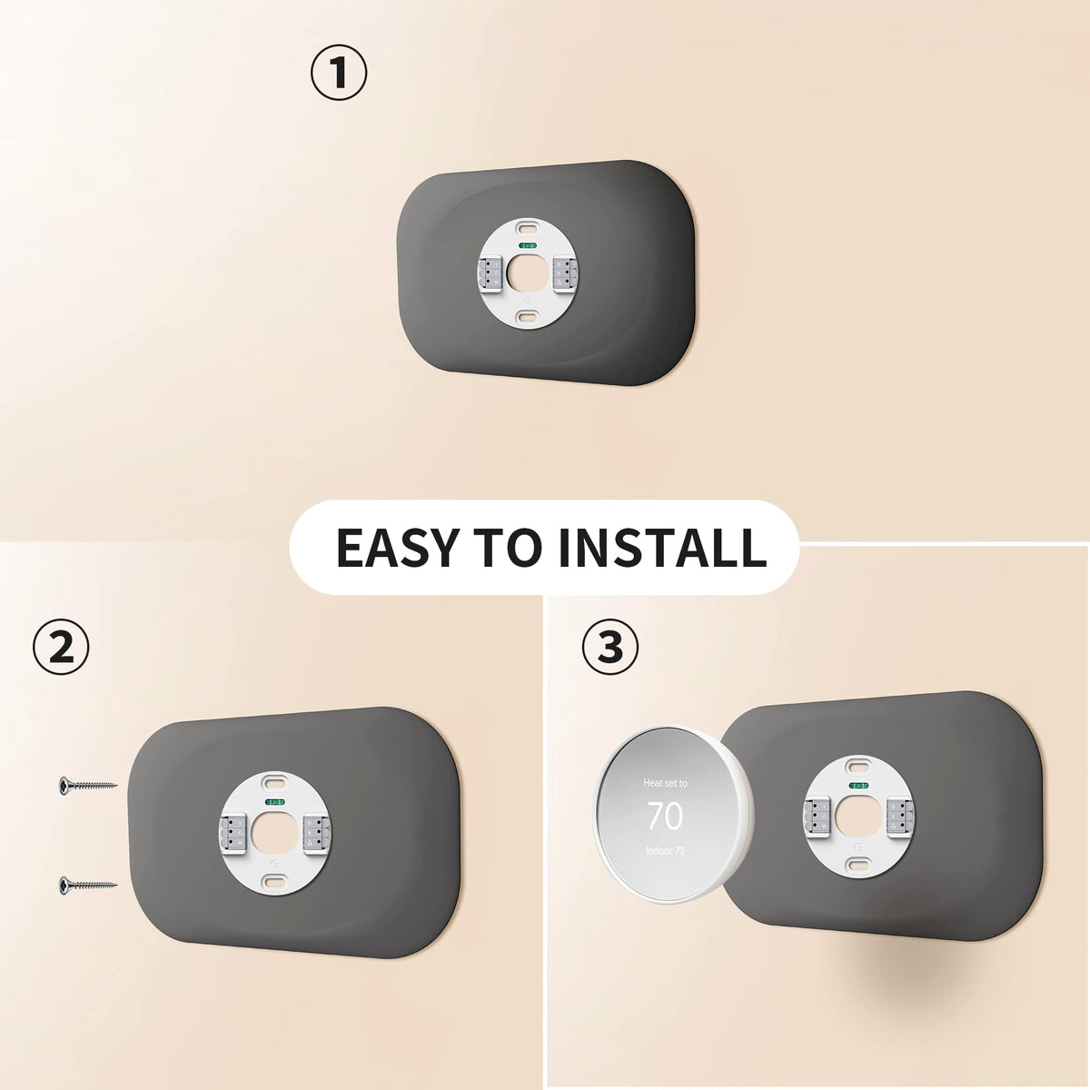Petrichor easy-install design makes wall mounting quick and mess-free.