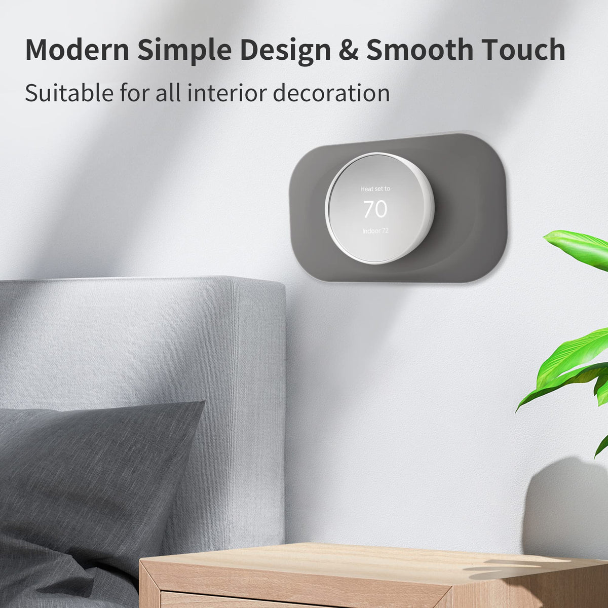 Petrichor fingerprint-resistant finish keeps the plate looking new.