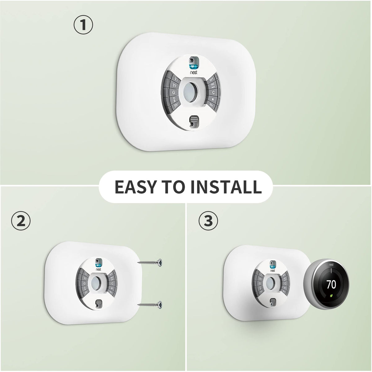 Petrichor Nest Thermostat Snow plate compatibility for 1st–3rd gen