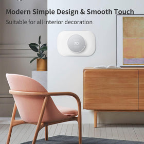 Petrichor Nest Thermostat Trim Kit installation highlights easy, tidy setup
