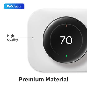 Petrichor Nest plate on wall with uniform color.