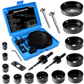PETUOL hole saw set 19mm for quick softwood and plywood holes.